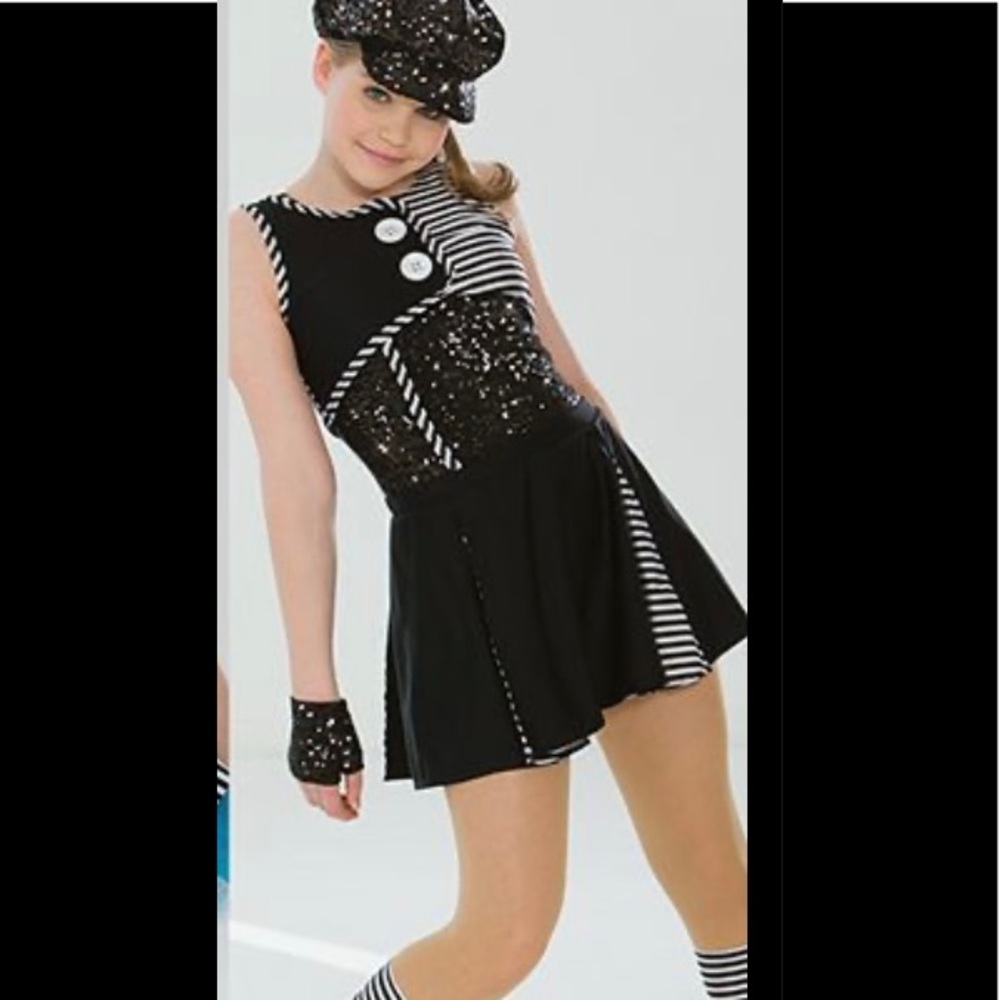 Girls dance costume